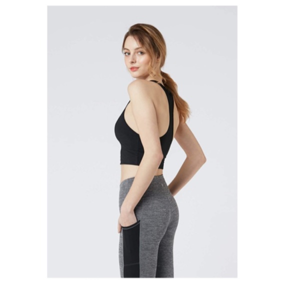 NWT High Waist Yoga Leggings With Pocket Medium - Picture 5 of 6